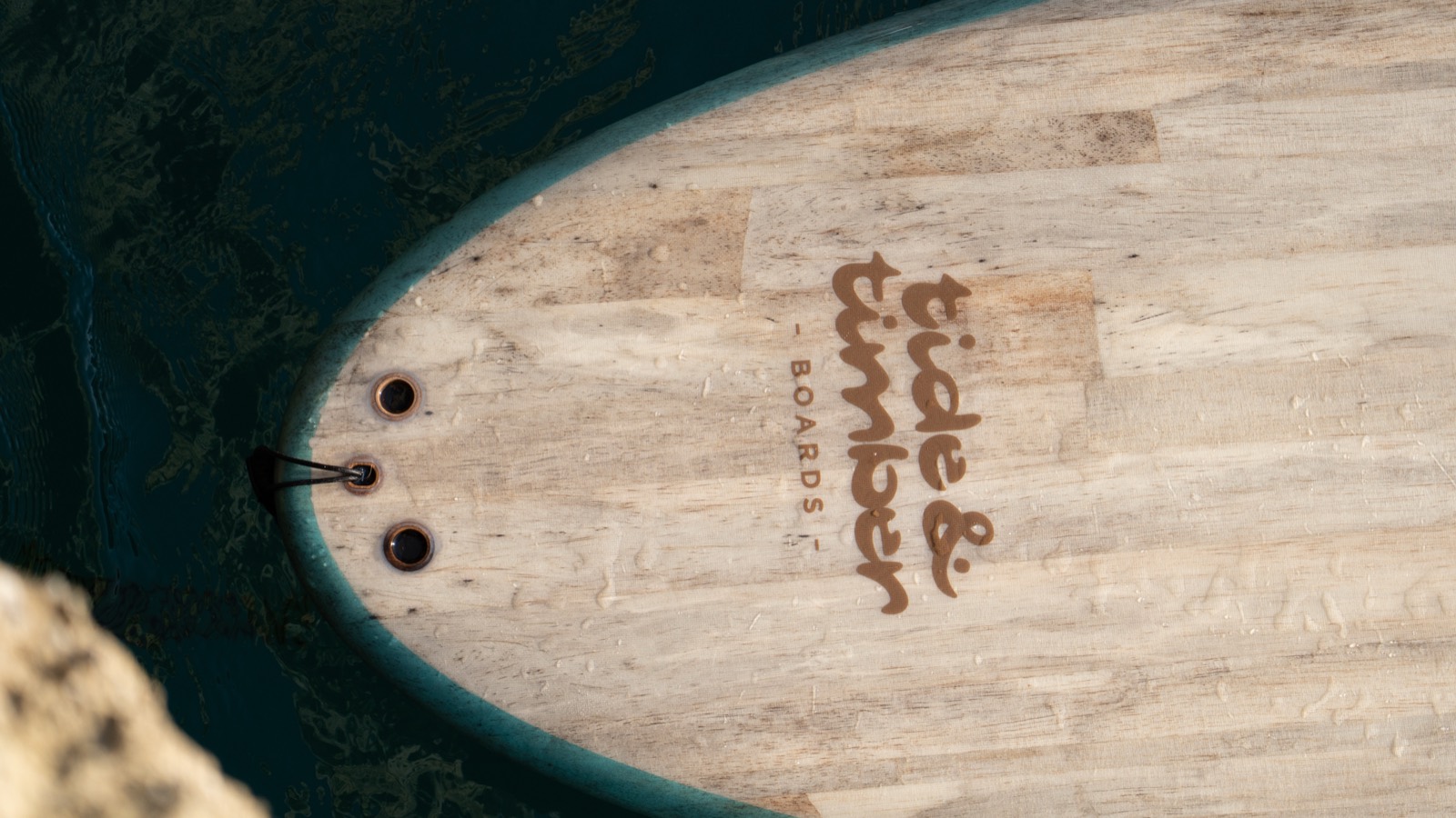 The wood-grain tail of the Agave 10 with its premium walnut detailing